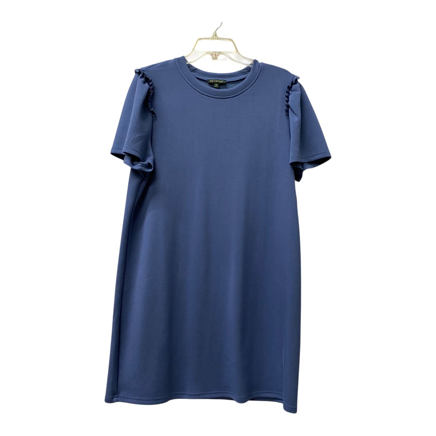 Dress Casual Short By For Cynthia In Blue, Size:Xl