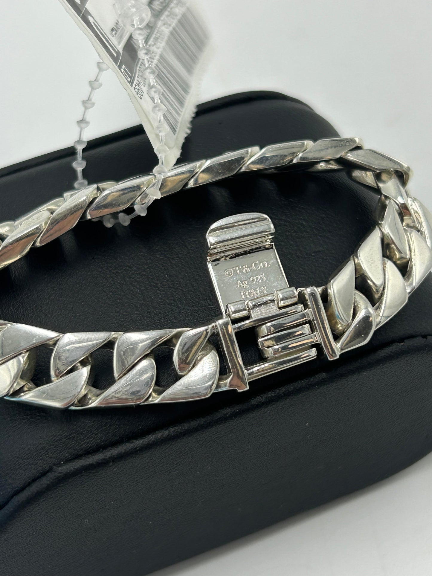 Tiffany & Company 925 Silver Curb Link Luxury Bracelet