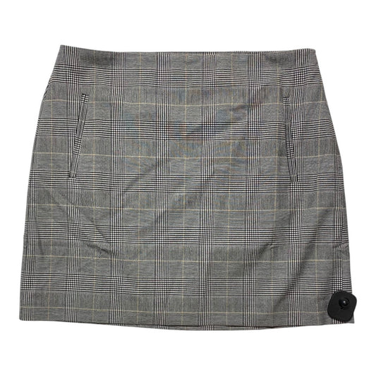 Skirt Mini & Short By Loft In Plaid Pattern, Size:8