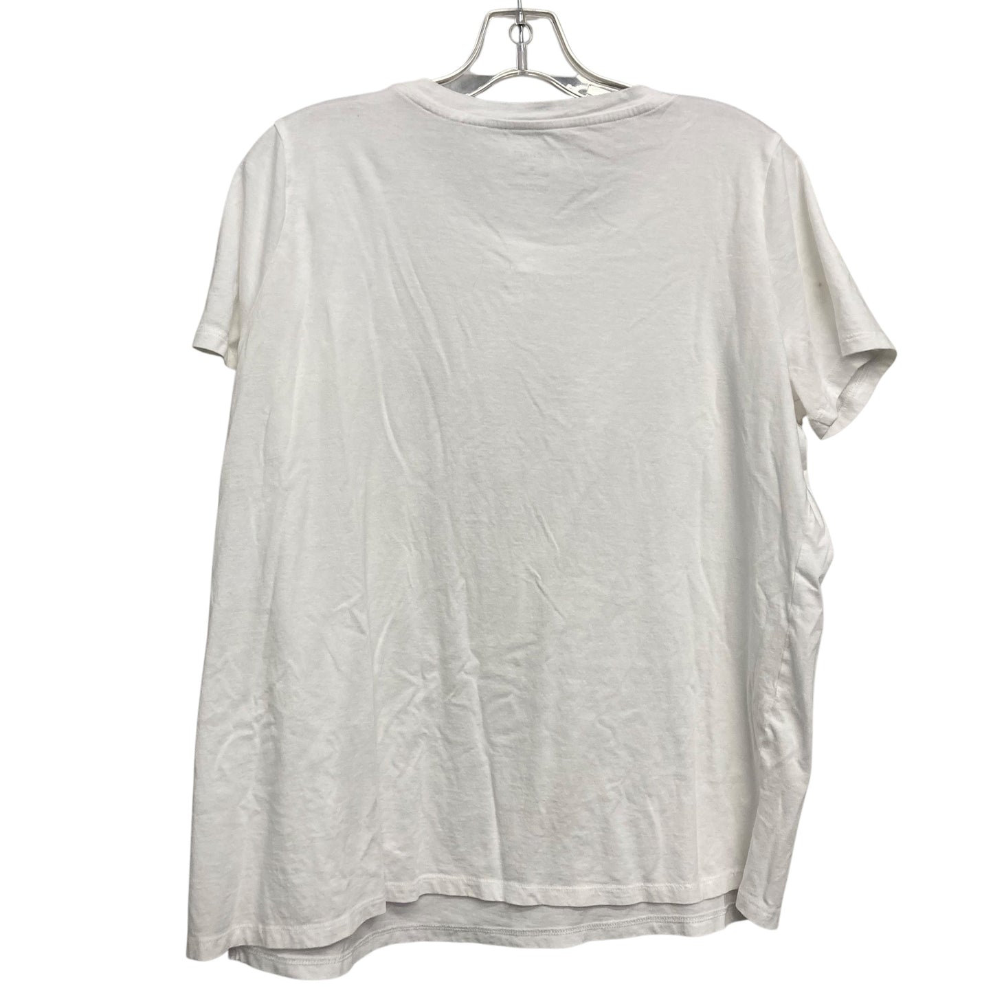 Top Ss Basic By Michael By Michael Kors In Black & White, Size:Xl