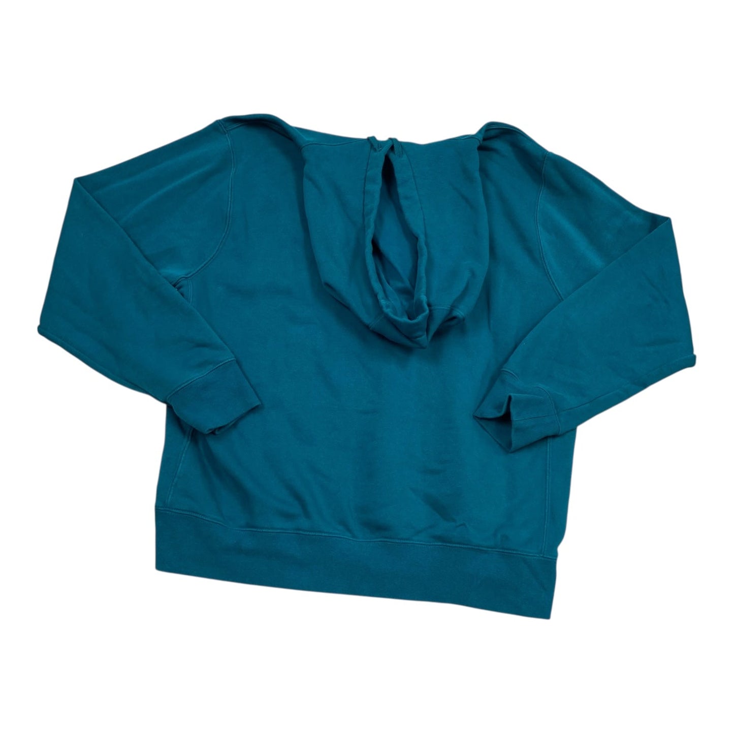 Sweatshirt Hoodie By Nike In Teal, Size:L