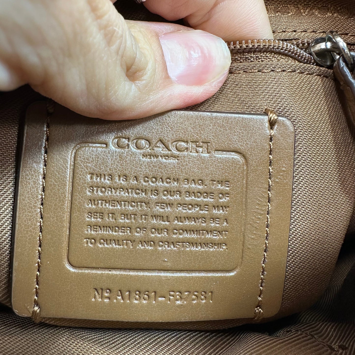 Backpack Designer By Coach, Size: Small