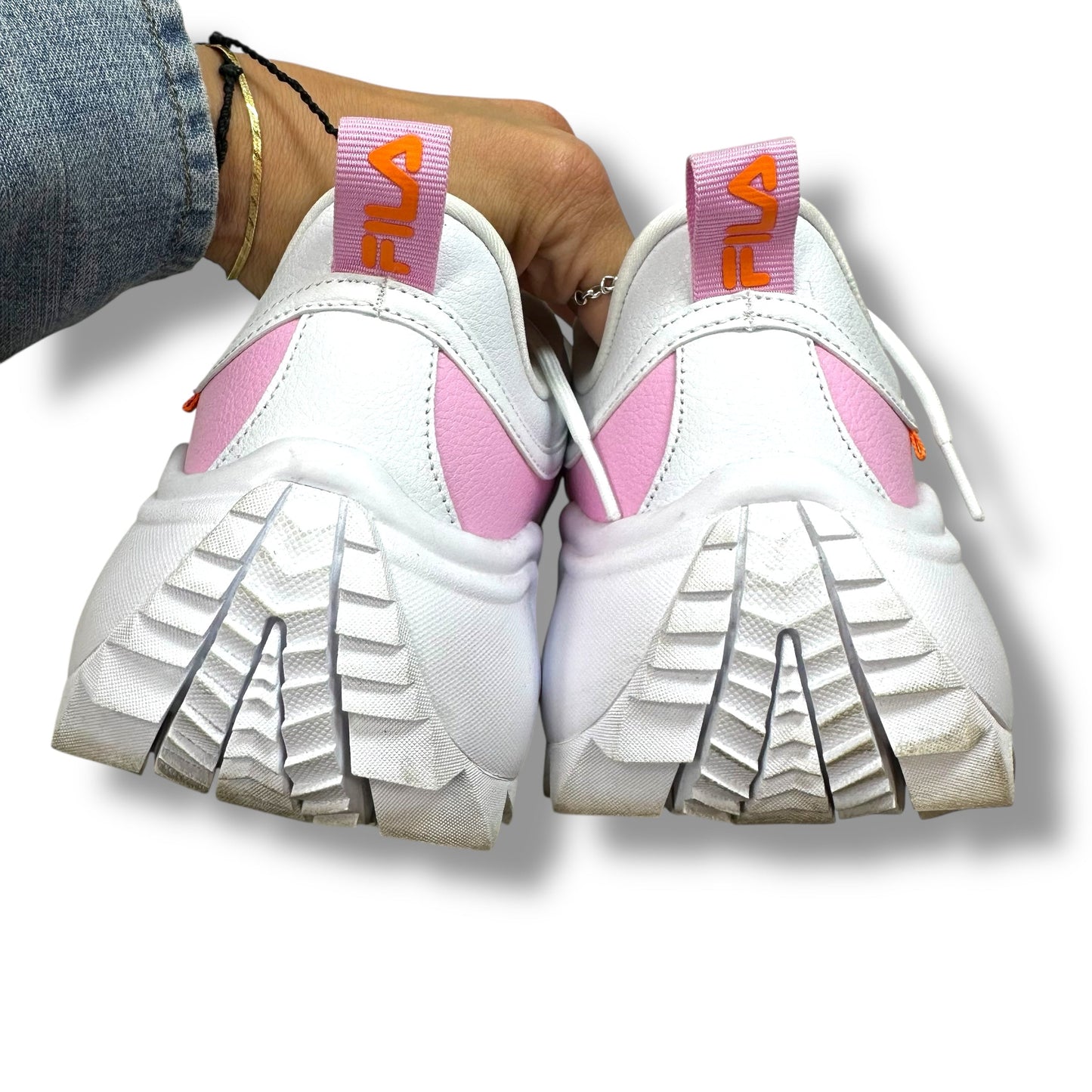 Shoes Sneakers By Fila In White, Size: 8.5