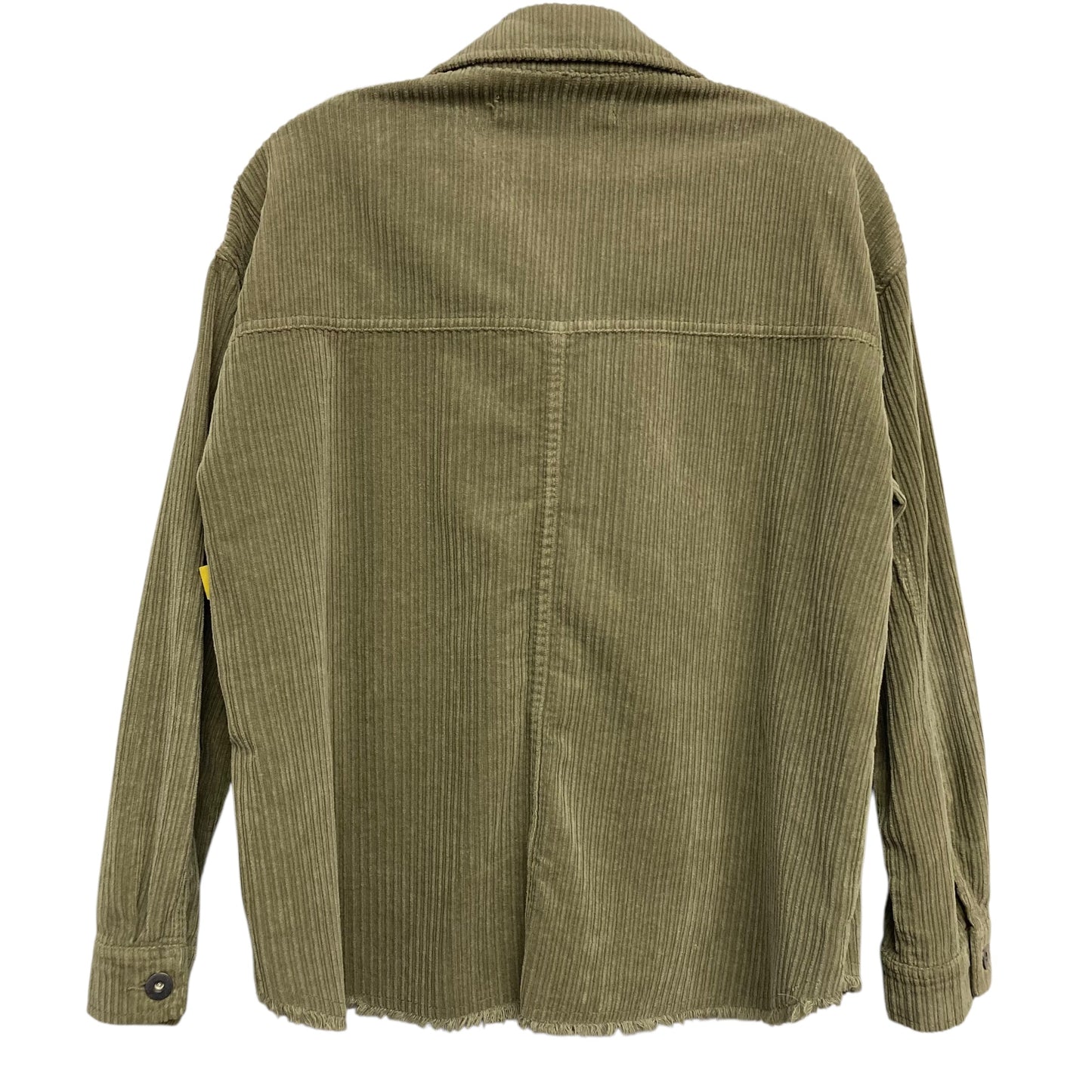 Jacket Shirt By Zara In Green, Size:Xs