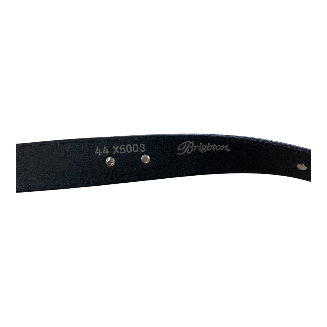 Belt Designer By Brighton In Black & Silver, Size:Xlarge