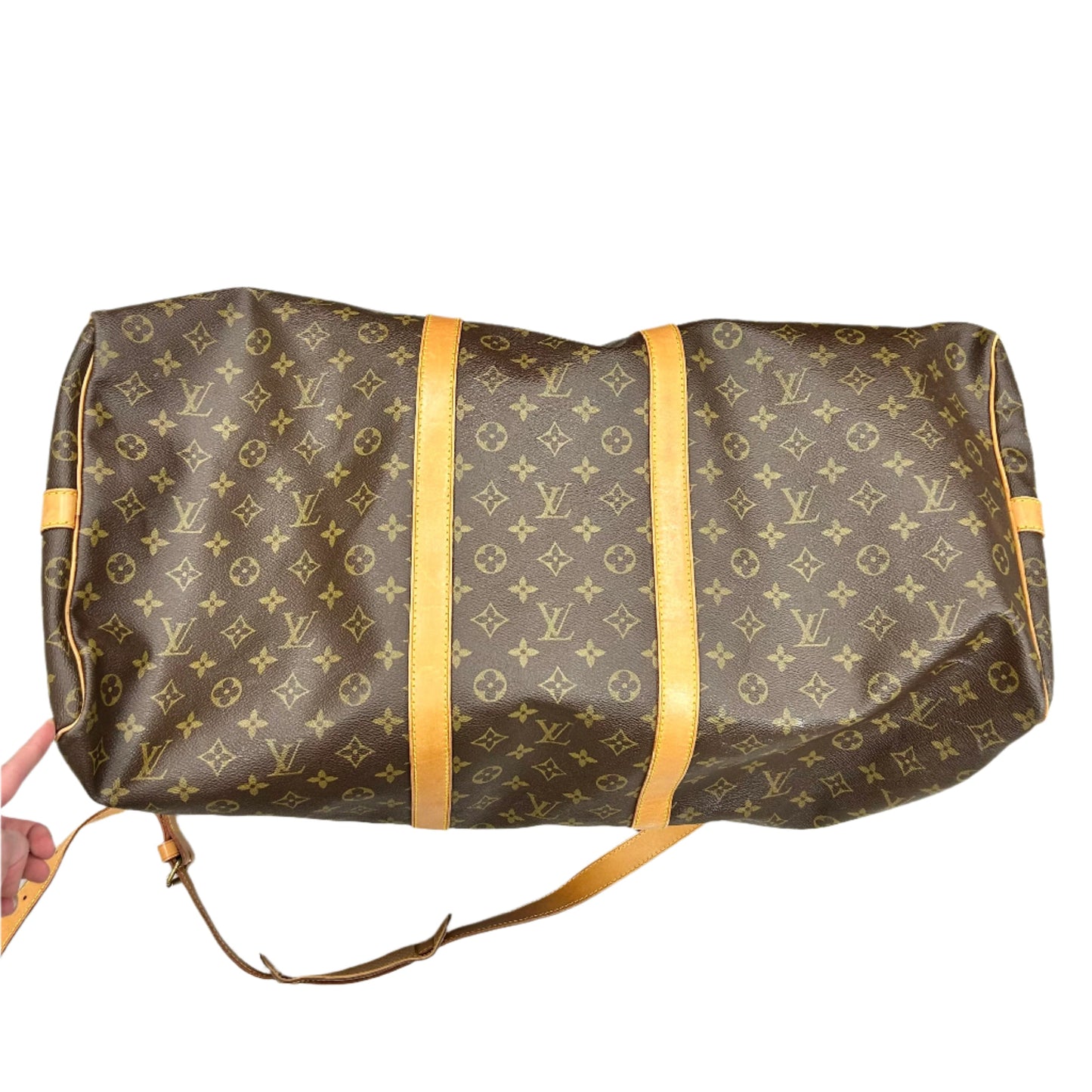Duffle And Weekender Luxury Designer by Louis Vuitton In Brown, Size: Large