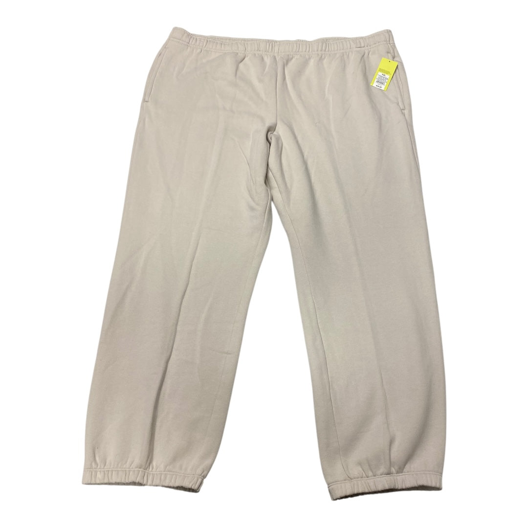 Athletic Pants By All In Motion In Cream, Size:Xxl