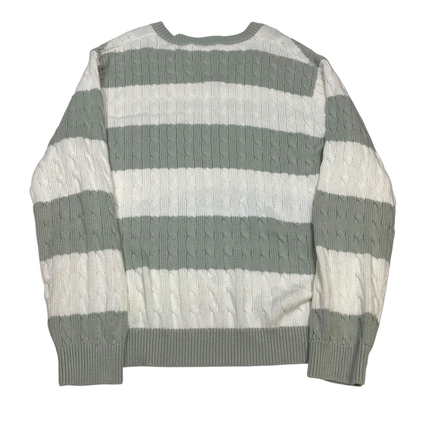 Sweater By John Galt In Cream & Green, Size:Osfm