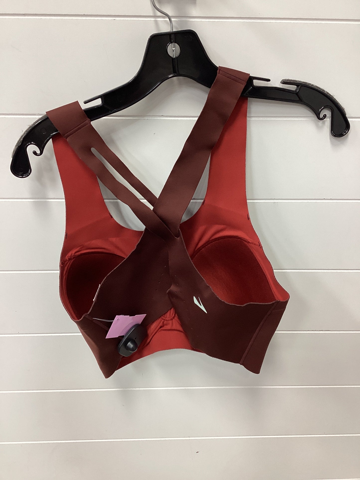 Athletic Bra By Brooks In Maroon, Size:L