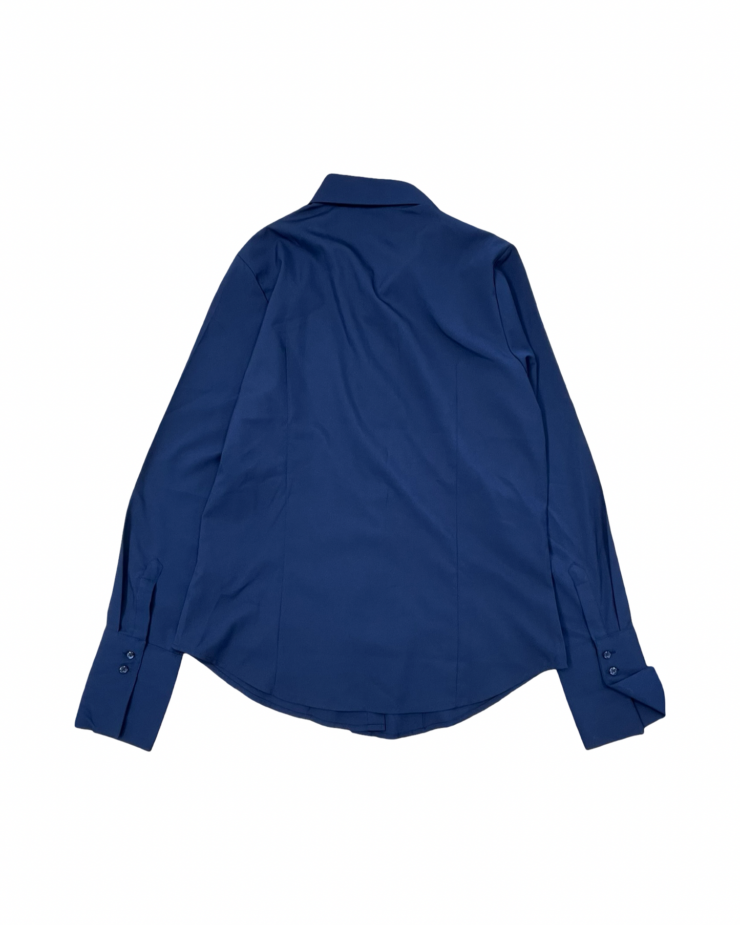 Blouse Ls By Clothes Mentor In Navy, Size:S