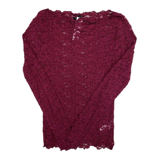 Top Ls By J. Crew In Purple, Size:S