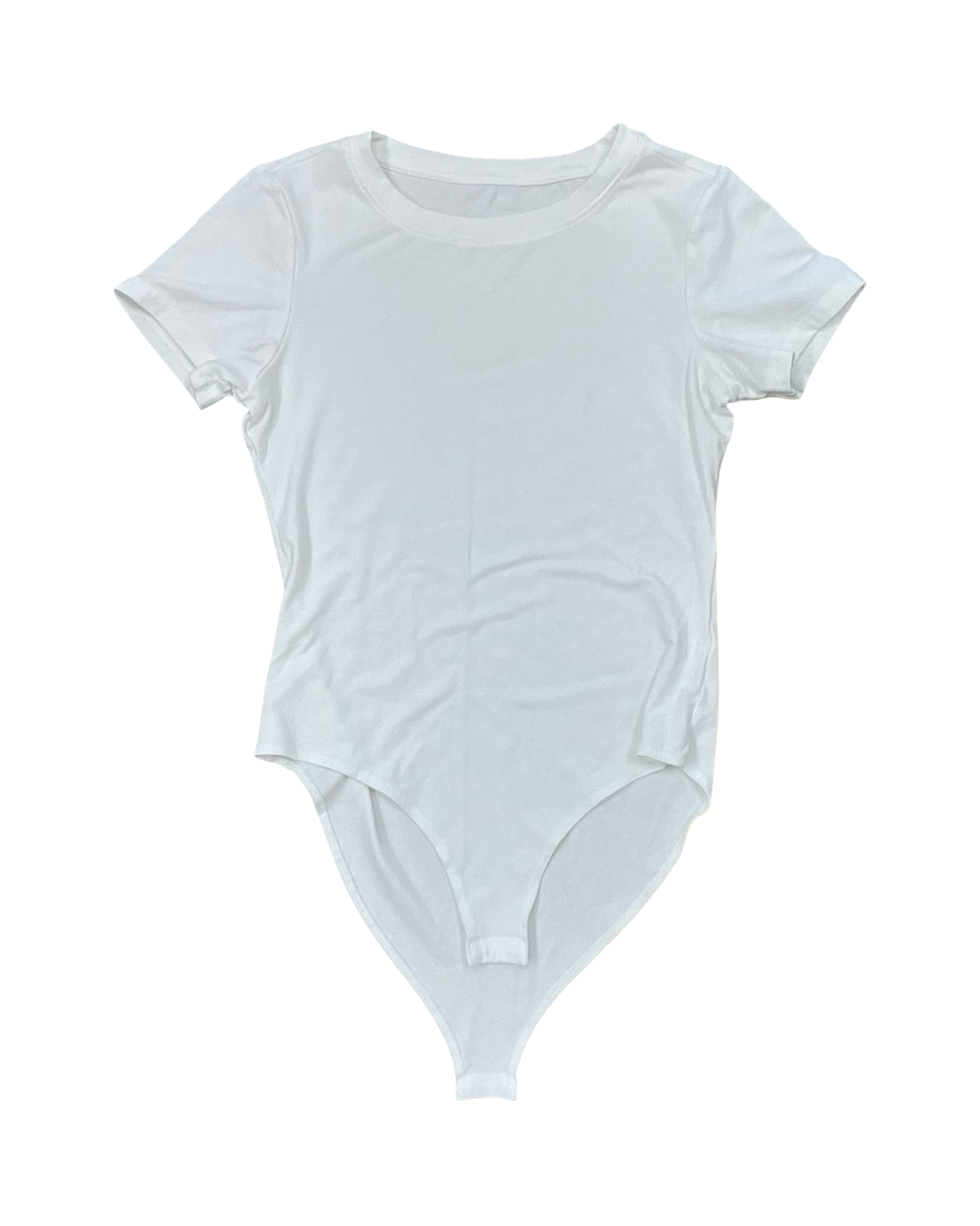 Bodysuit By Clothes Mentor In White, Size:M