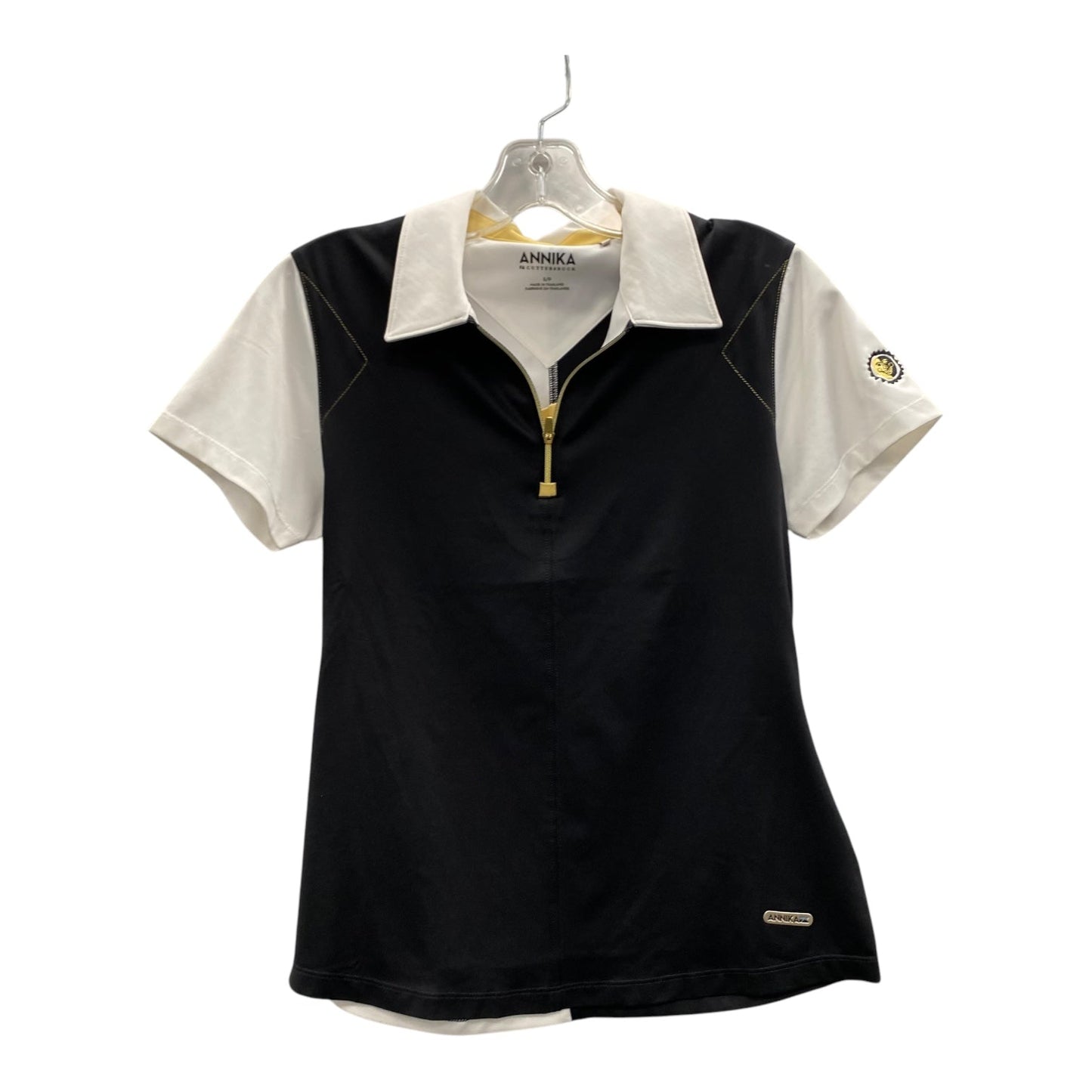 Top Ss By Cutter And Buck In Black & White, Size:S