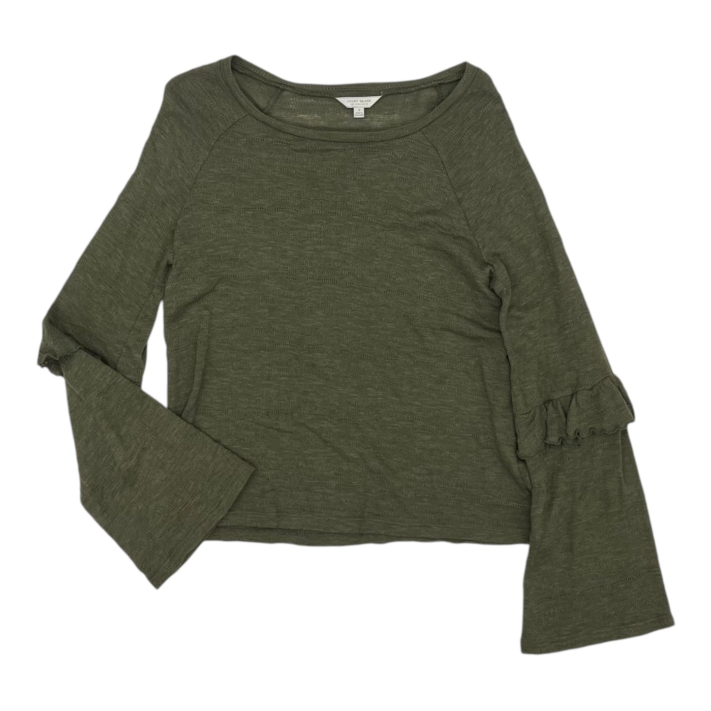 TOP LS by LUCKY BRAND In GREEN, Size: S
