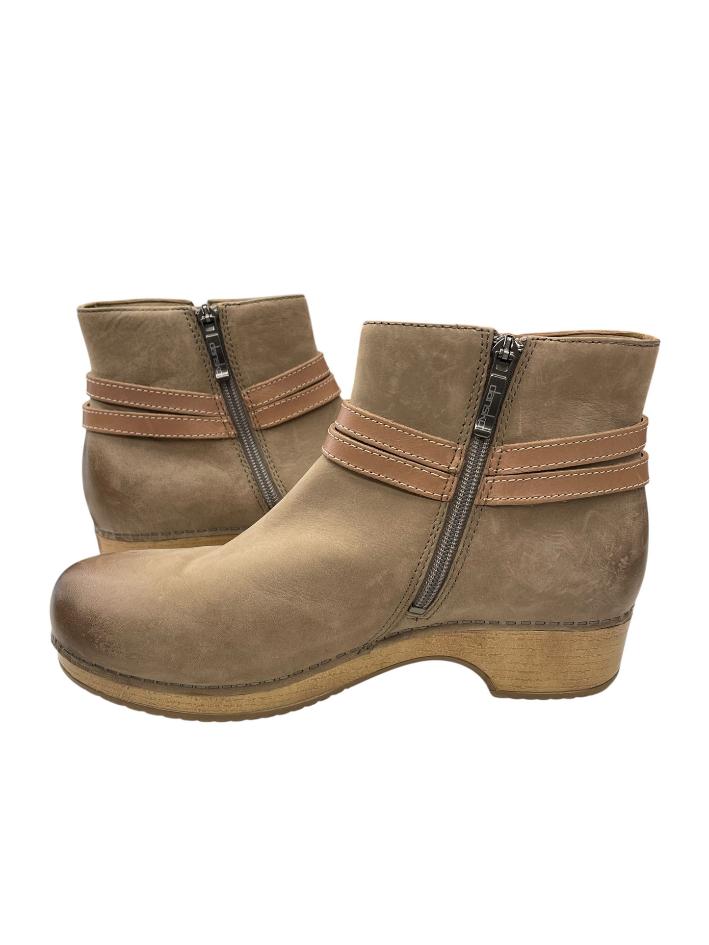 BOOTS ANKLE FLATS by DANSKO In TAN, Size: 10