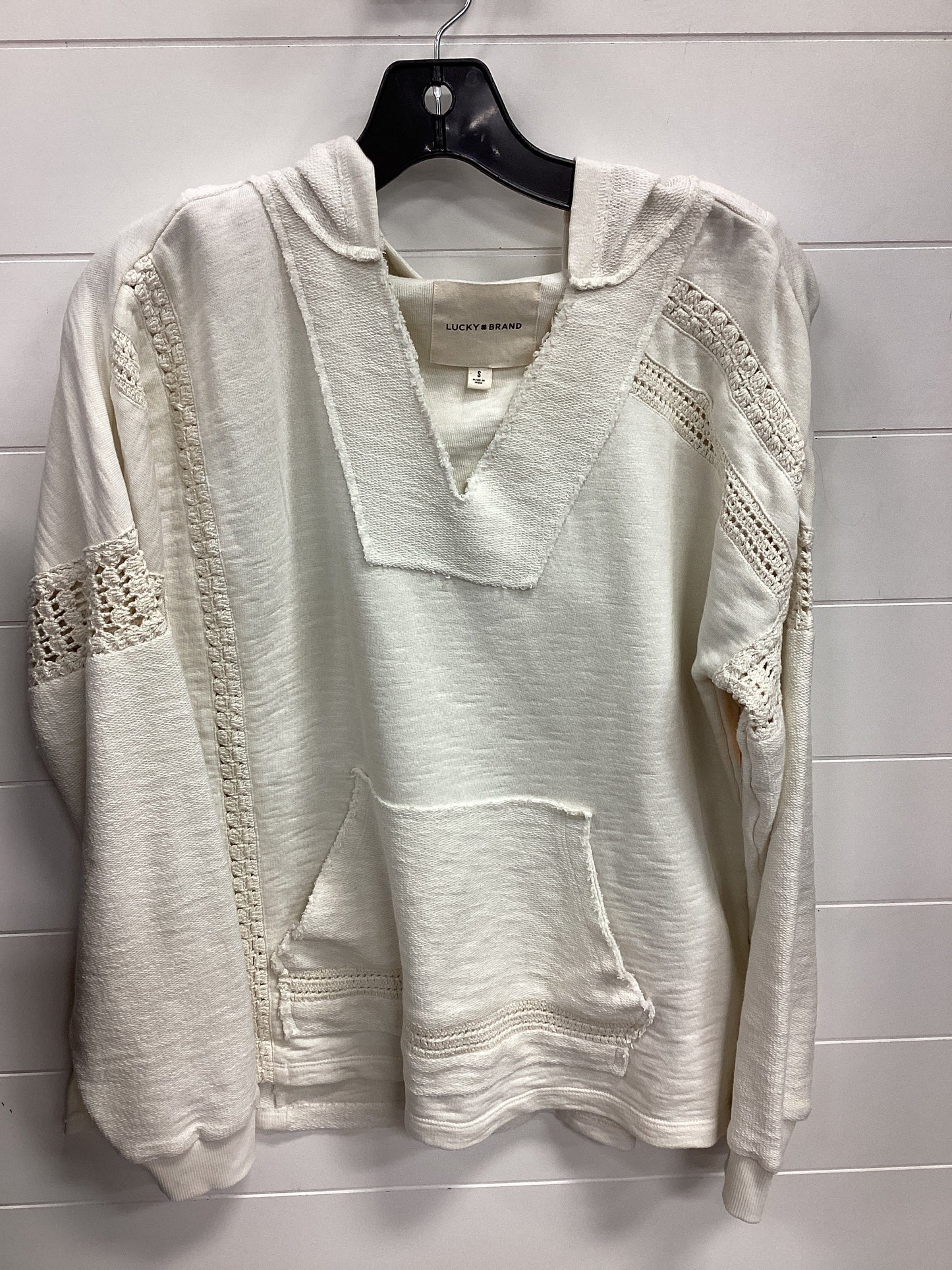 Sweater By Lucky Brand In Cream, Size:S