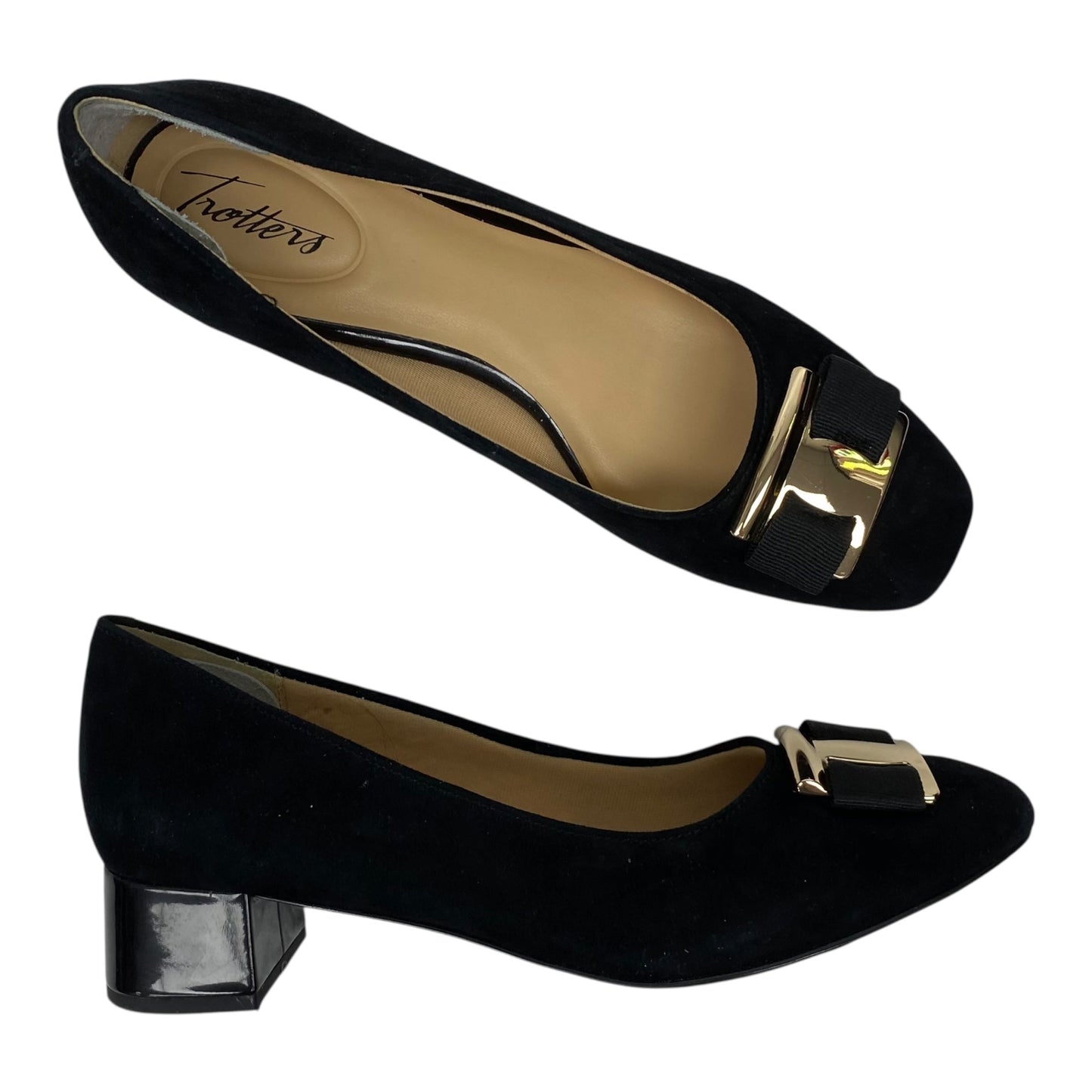 Shoes Heels Block By Clothes Mentor In Black, Size:7.5