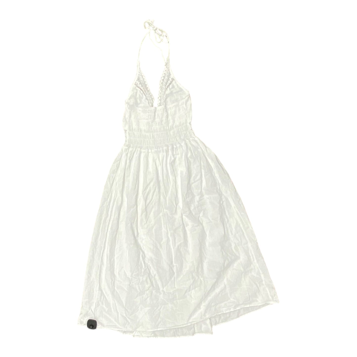 Dress Casual Midi By Clothes Mentor In White, Size:L