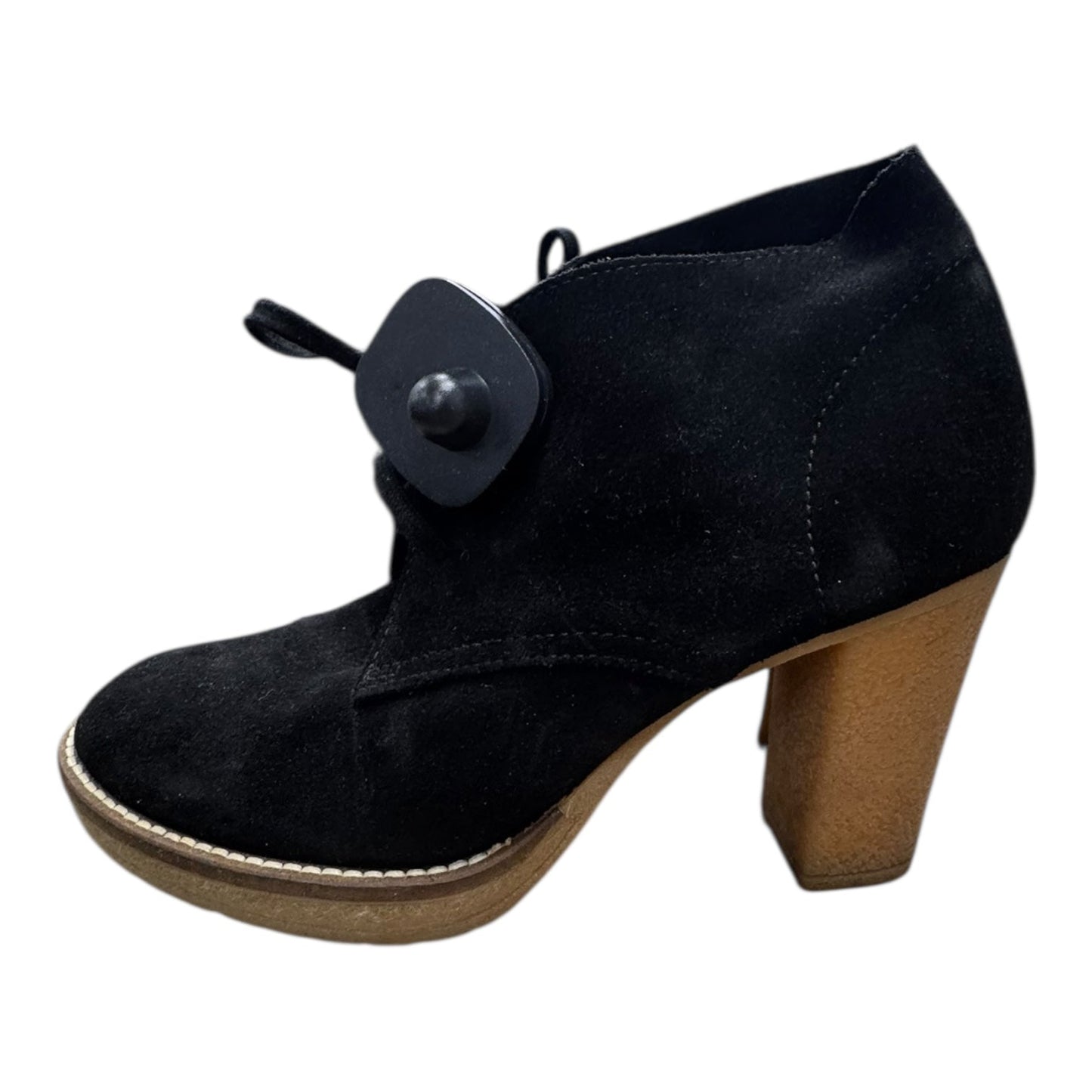 Boots Ankle Heels By J. Crew In Black, Size:7