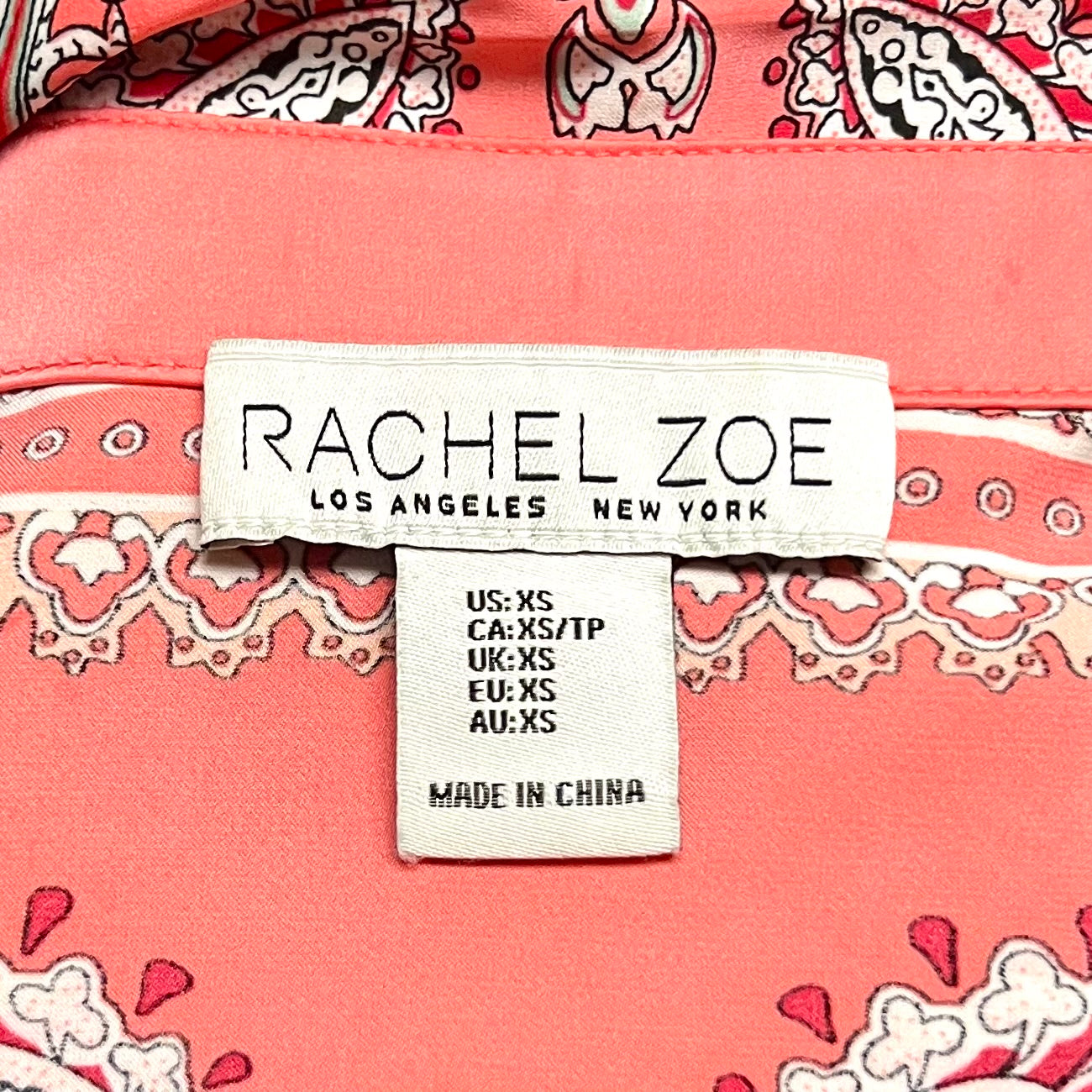 Top Long Sleeve By Rachel Zoe In Peach, Size: Xs