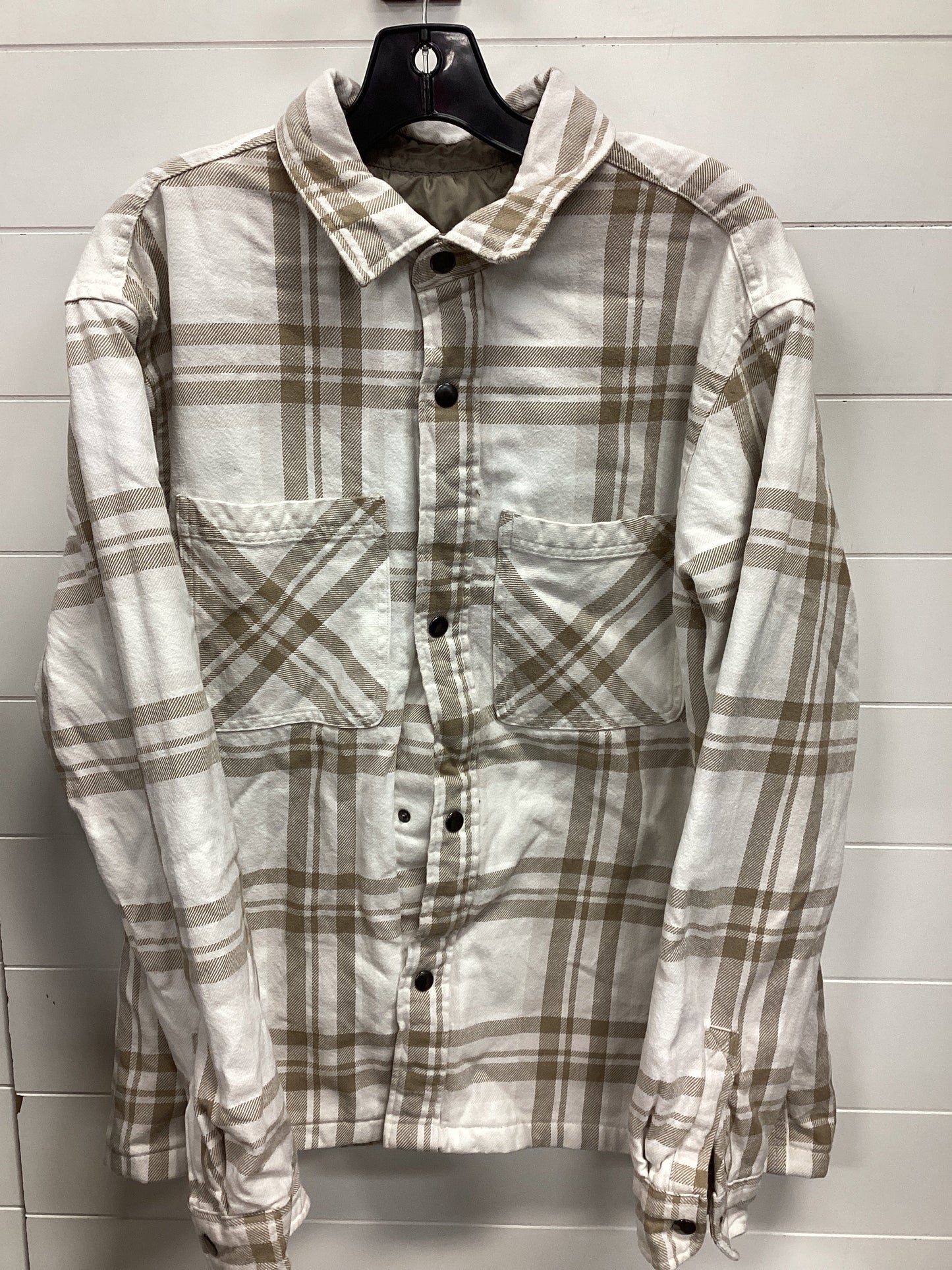 Jacket Fleece By H&M In Cream, Size:L