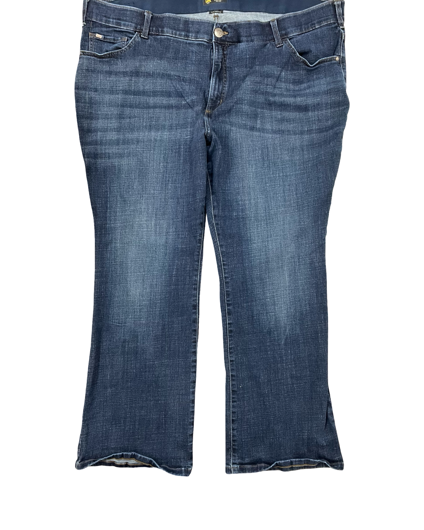 Jeans Boot Cut By Lee In Blue Denim, Size:26