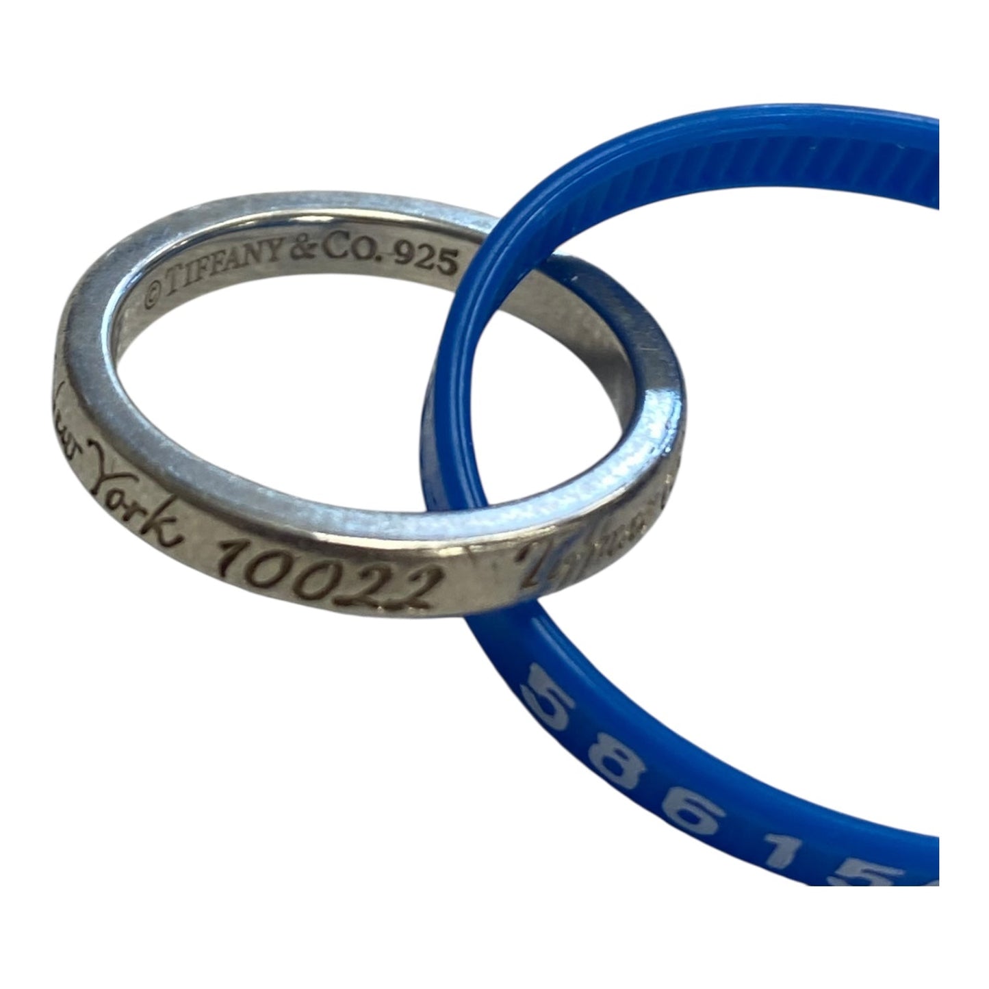 Ring Luxury Designer By Tiffany And Company In Silver size 5