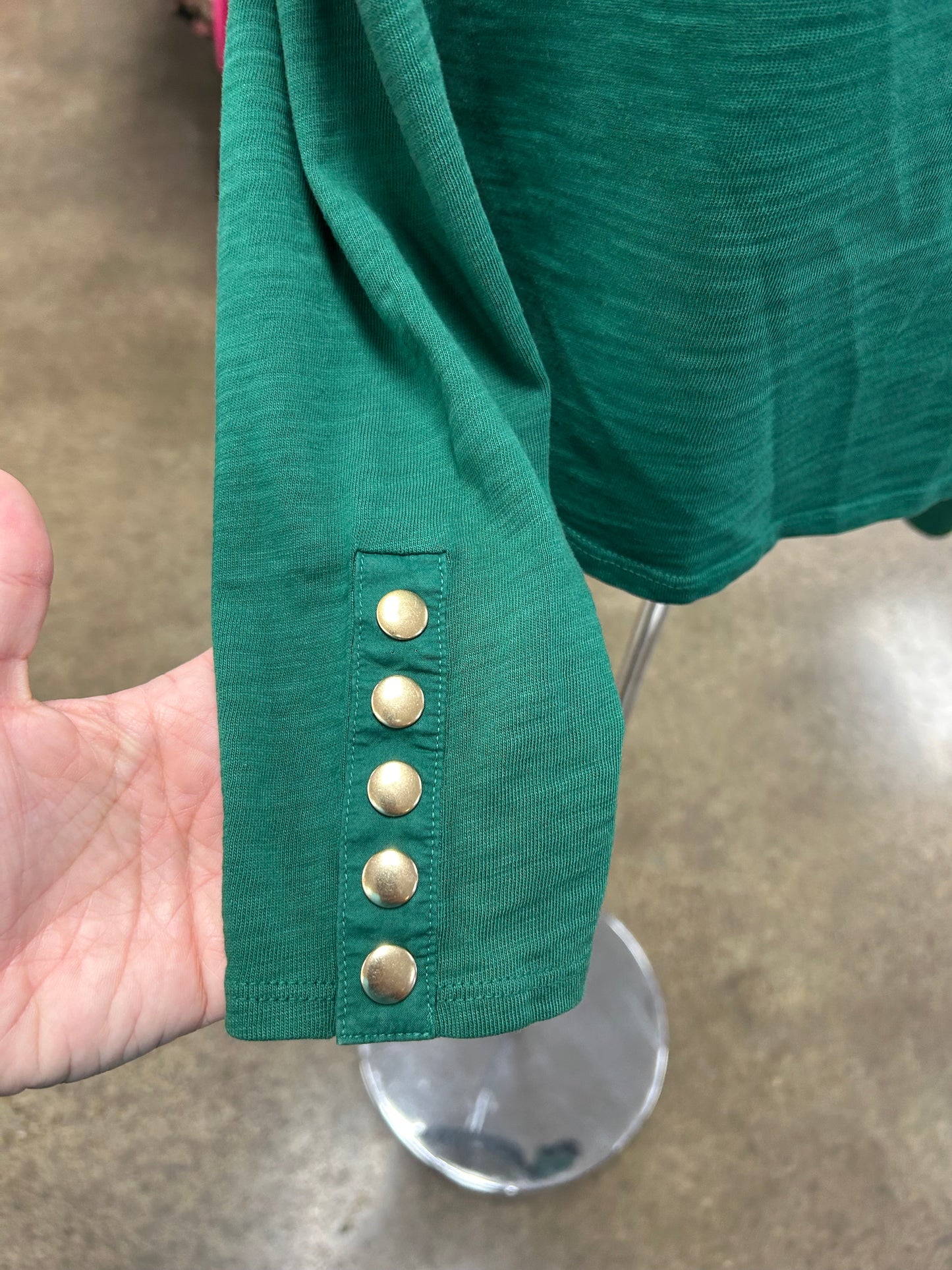 Top Ls By Nation In Green, Size:Xs