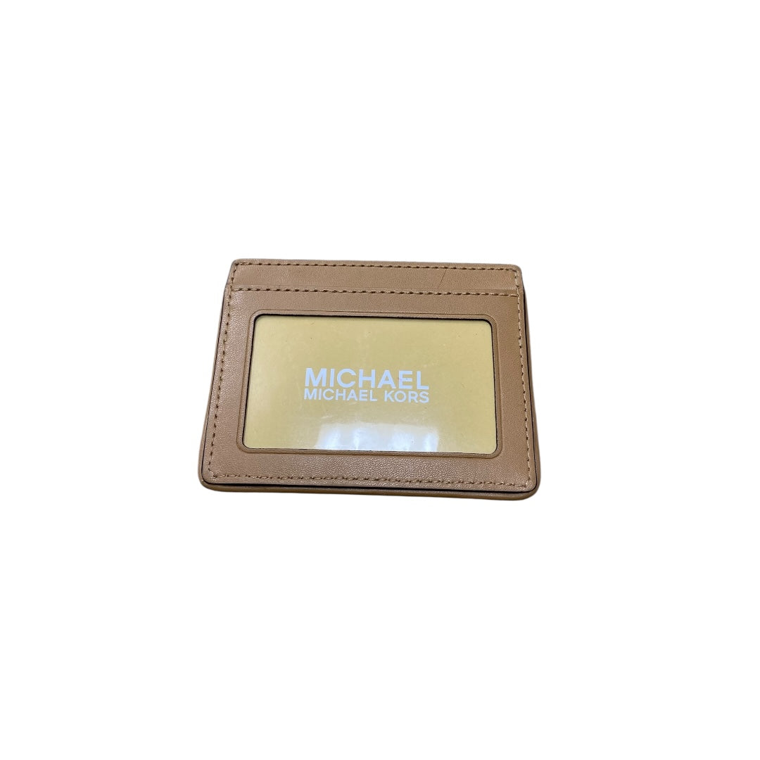 Id/Card Holder Designer By Michael Kors In Brown