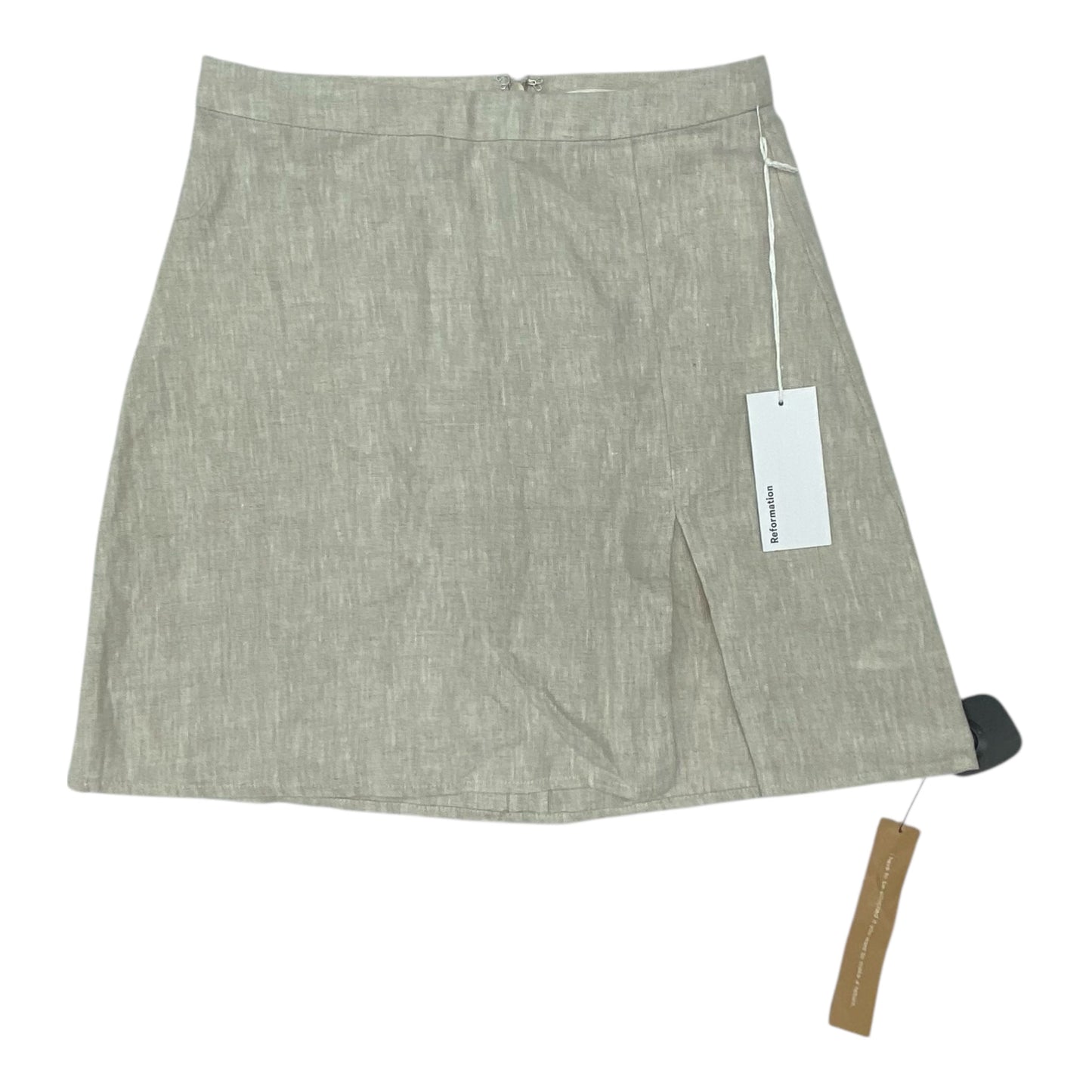 Skirt Midi By Reformation In Tan, Size:0