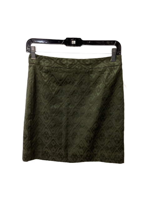 Skirt Mini & Short By Banana Republic In Green, Size:0