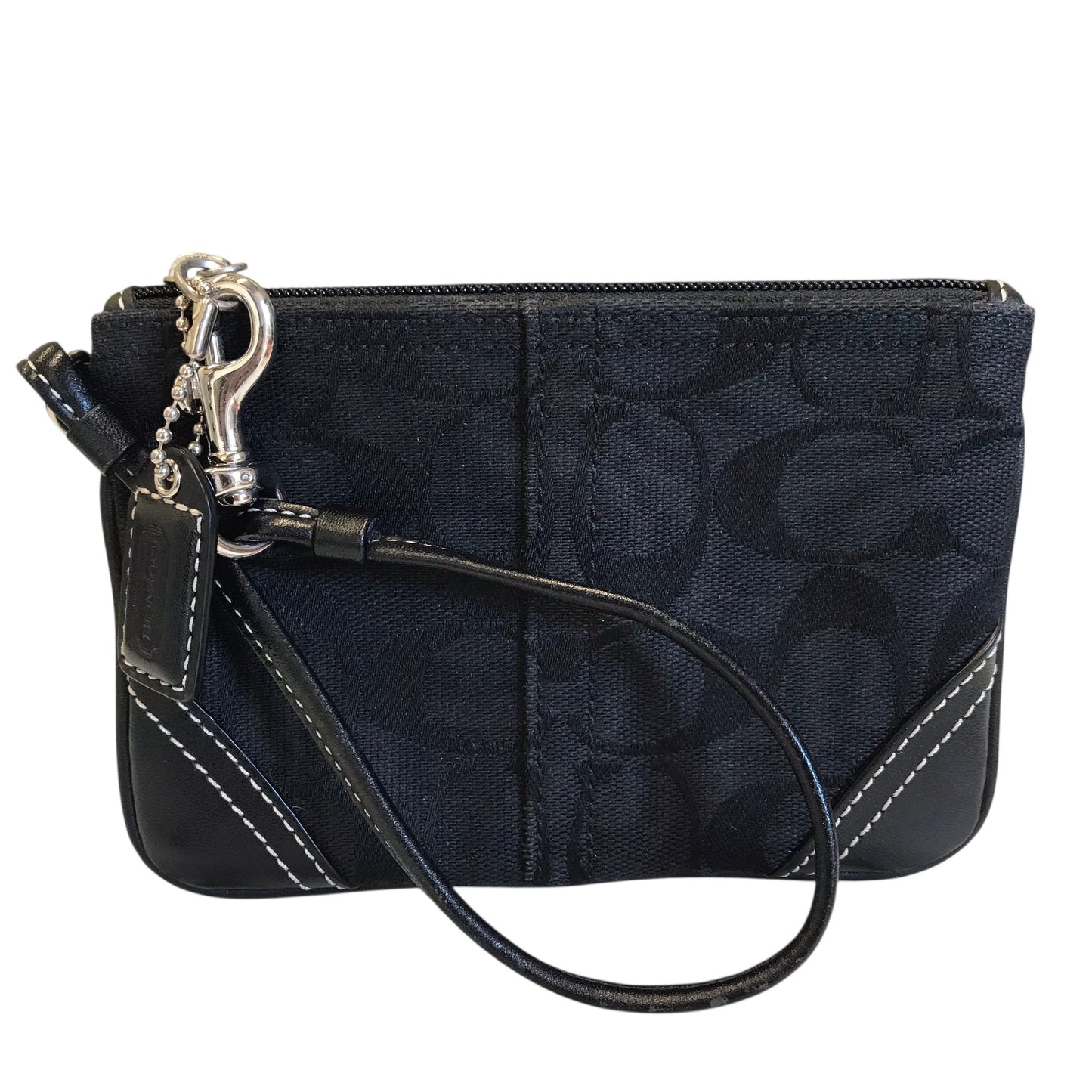 Wristlet Designer By Coach In Black, Size:Small