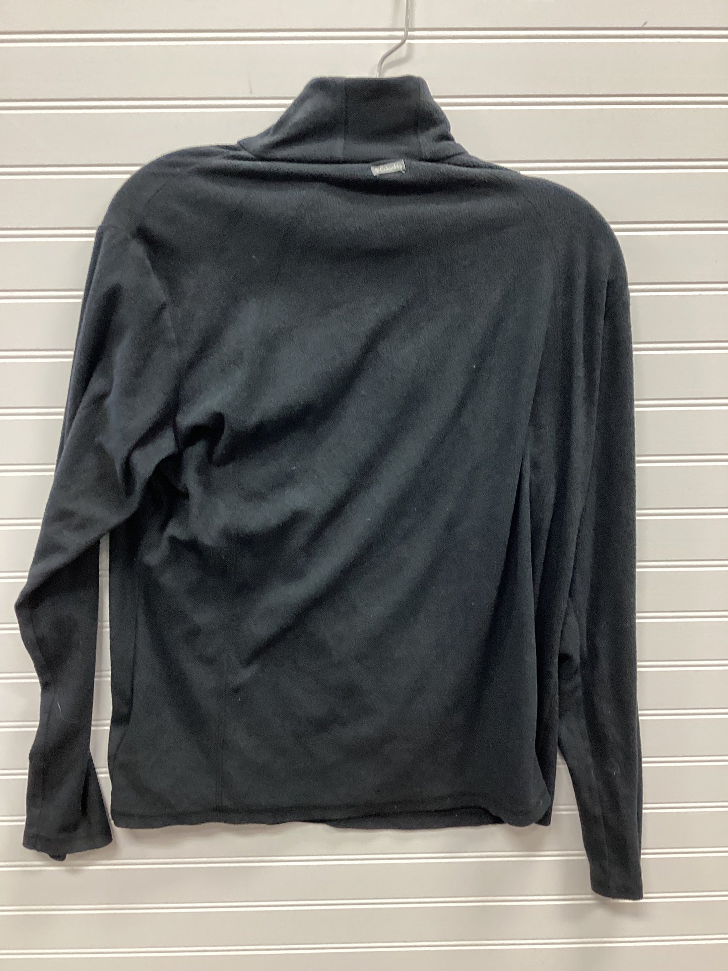 Athletic Top Ls Collar By Columbia In Black, Size:Xl