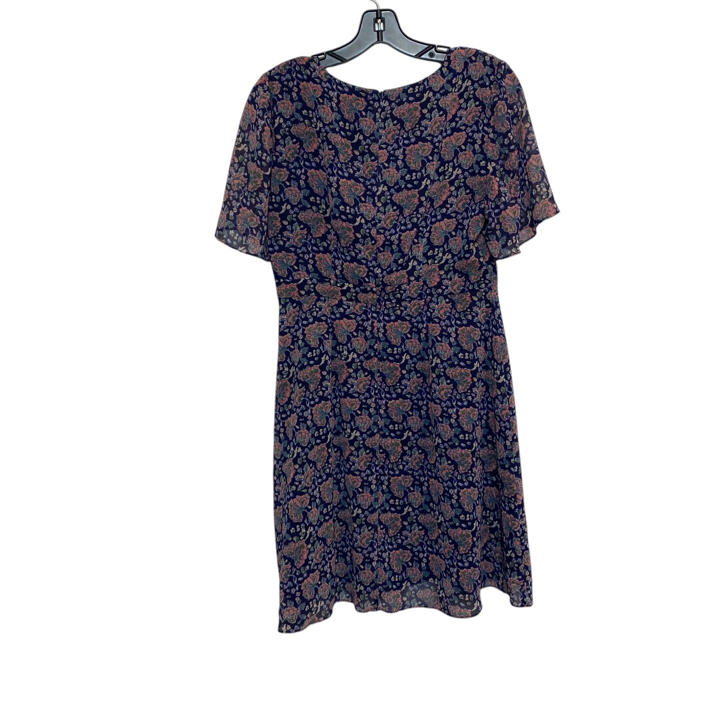 Dress Casual Short By Madewell In Blue & Pink, Size:S