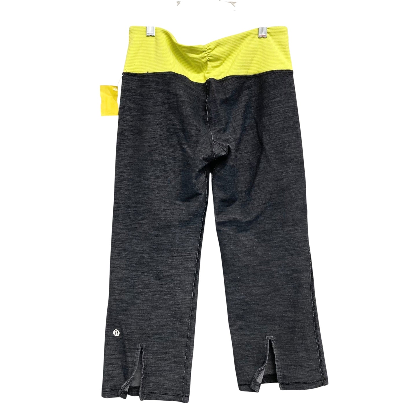 Athletic Capris By Lululemon In Grey, Size:S