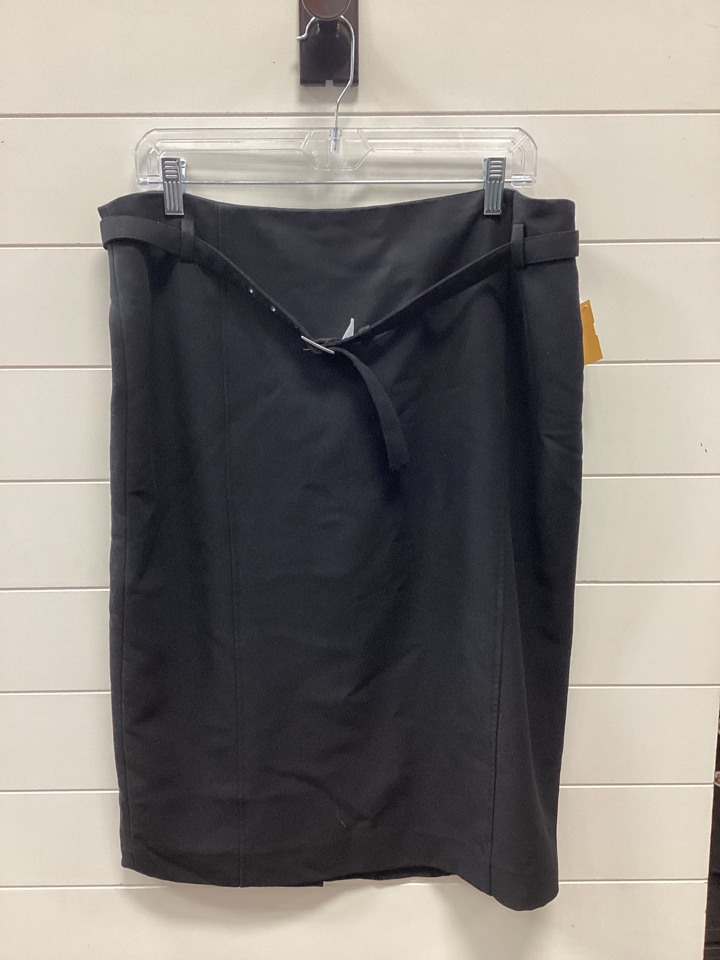 Skirt Midi By Rafaella In Black, Size:12