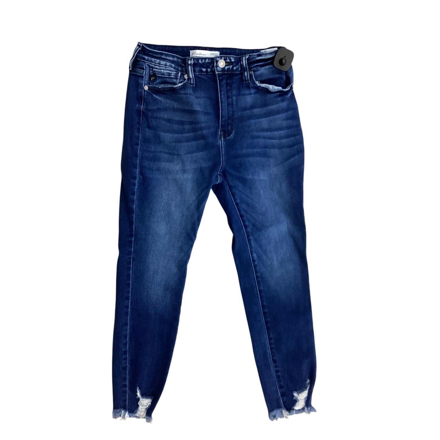 Jeans Skinny By Kancan In Blue Denim, Size:6