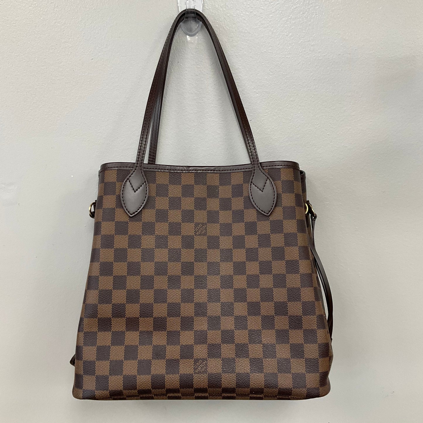 Handbag Luxury Designer By Louis Vuitton In Brown, Size:Medium
