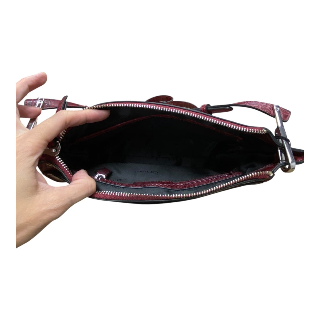 Handbag By Calvin Klein In Red, Size:Small