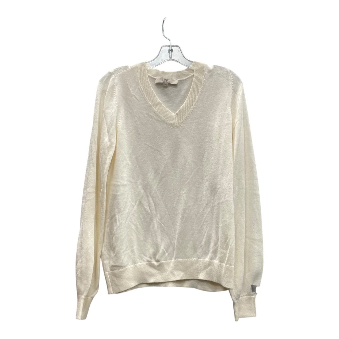 Sweater By Loft In Cream, Size:S