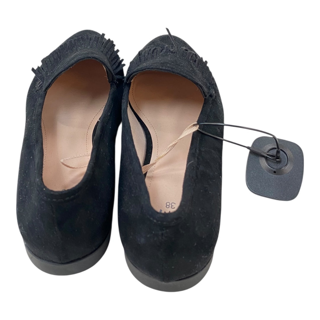 Shoes Flats By H&M In Black, Size:7.5