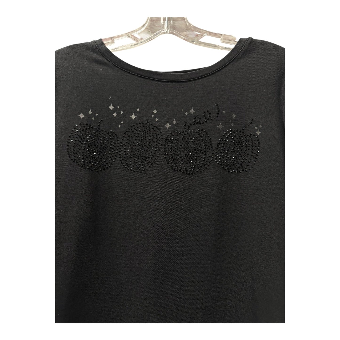 Top Ls Basic By Chicos In Black, Size:L