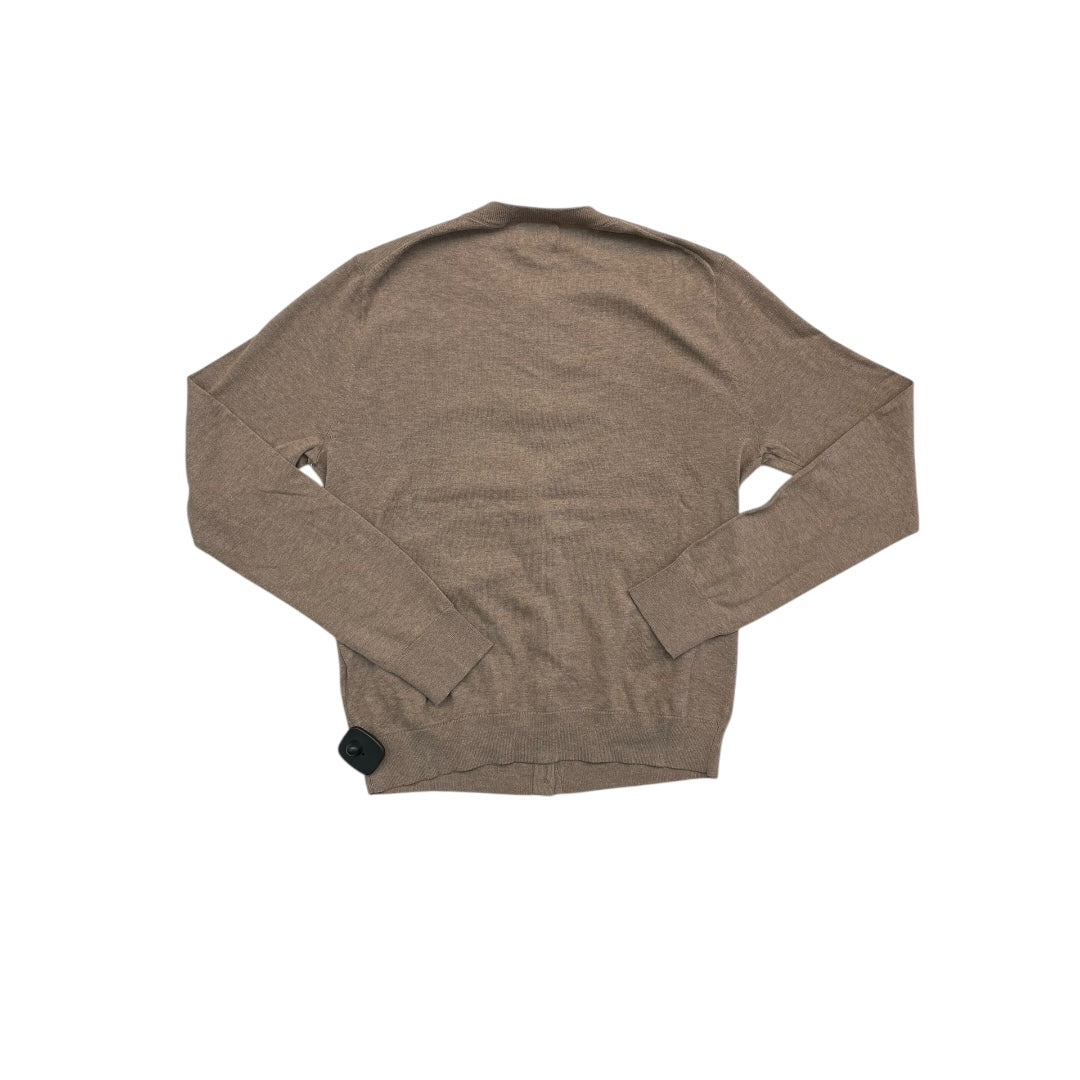 Sweater Cardigan By J. Crew In Taupe, Size:M