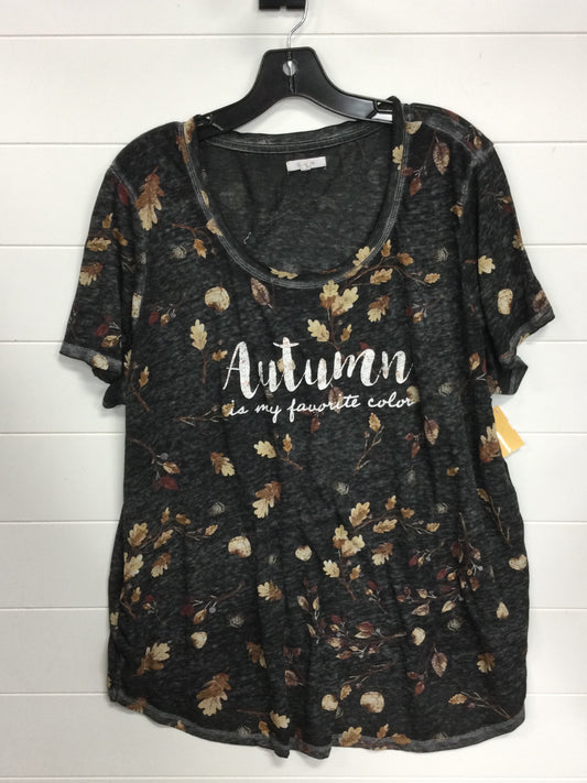 Top Ss By Maurices In Grey, Size:2X