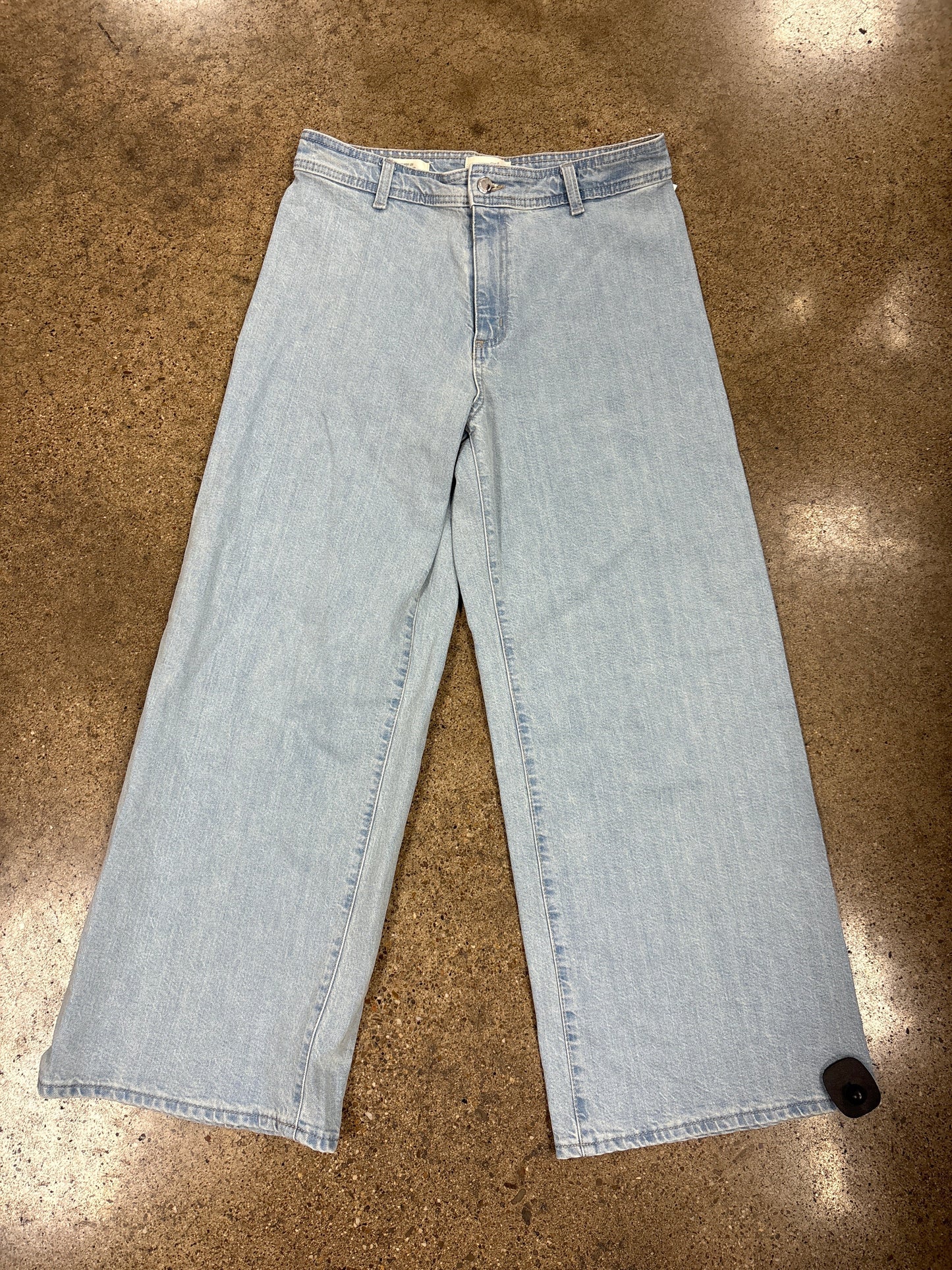 Jeans Wide Leg By Universal Thread In Blue Denim, Size:10