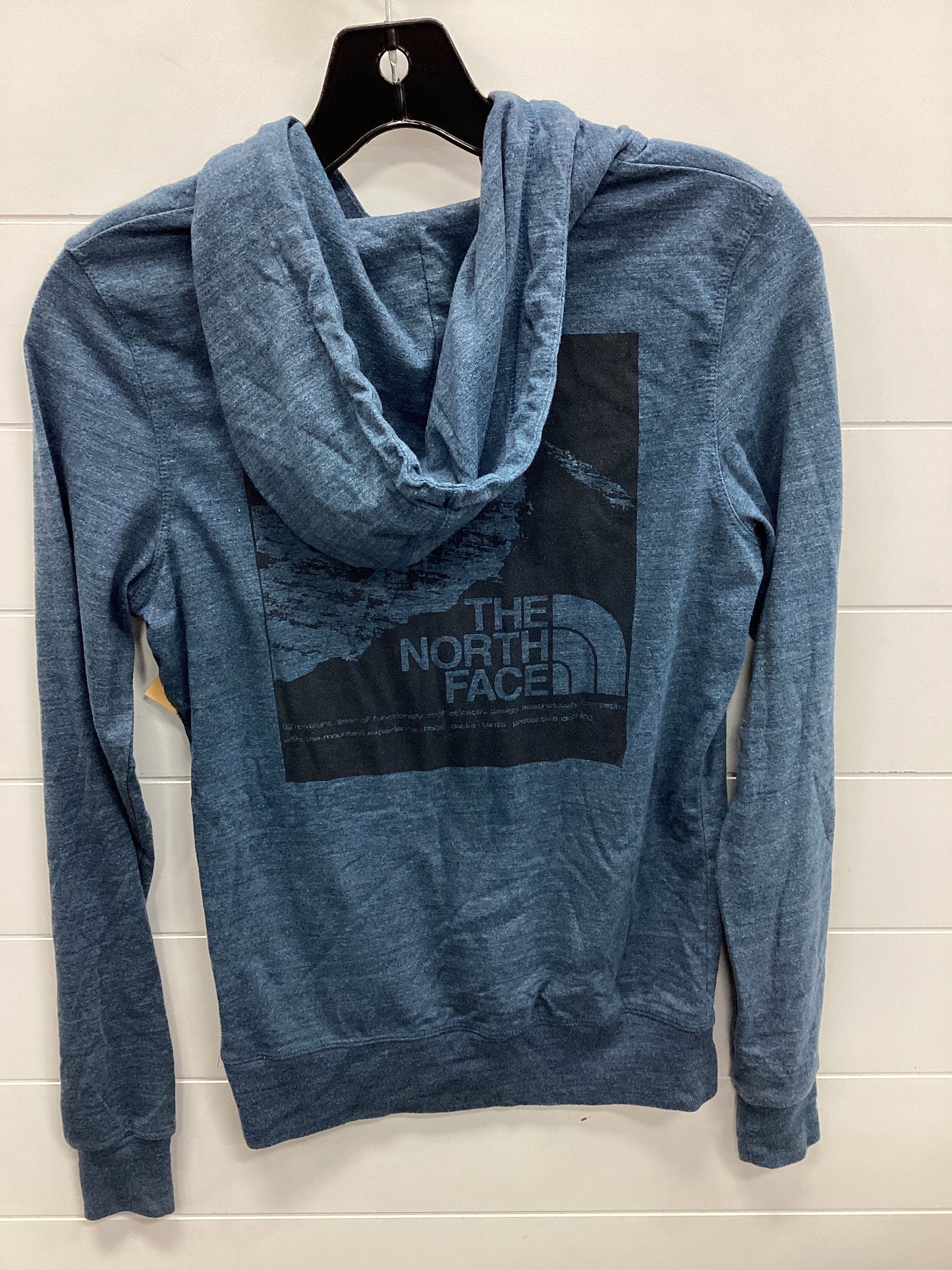 Athletic Top Ls Hoodie By The North Face In Navy, Size:S