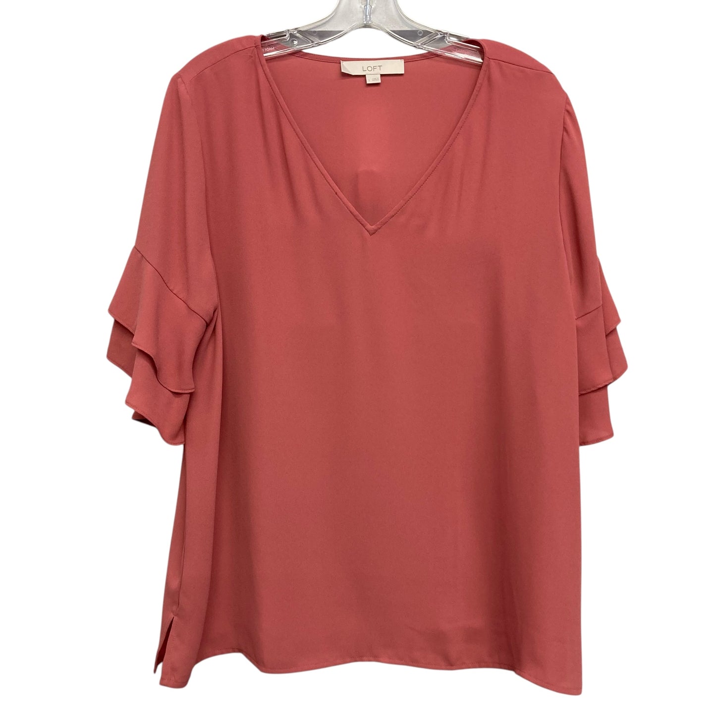 Top Ss By Loft In Mauve, Size:L