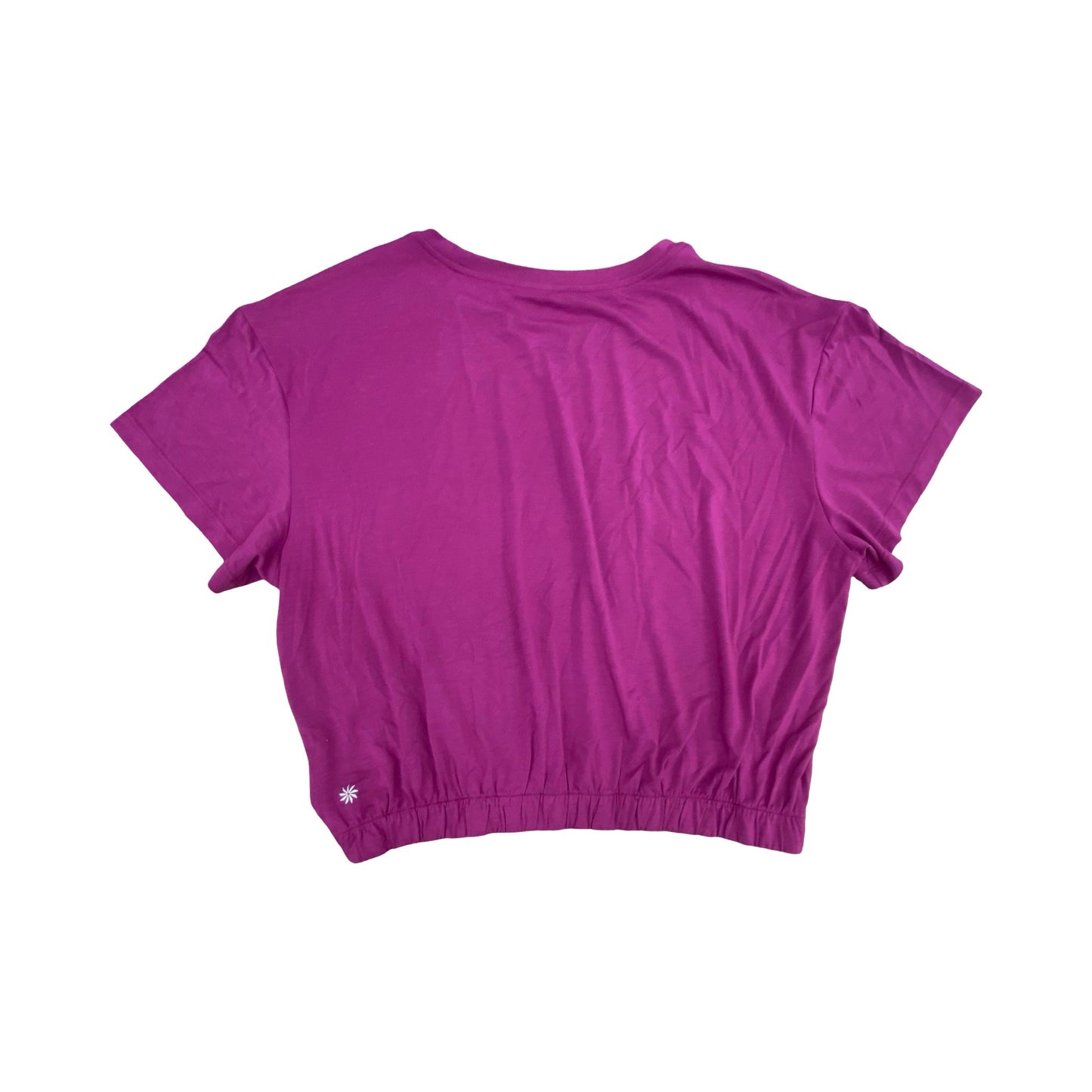 Athletic Top Ss By Athleta In Pink, Size:L