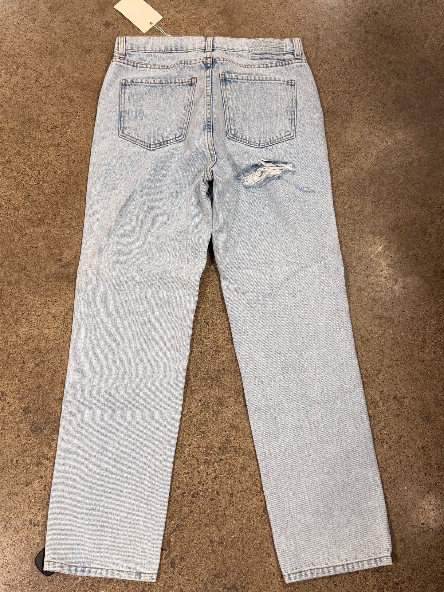 Jeans Wide Leg By Clothes Mentor In Blue Denim, Size:12
