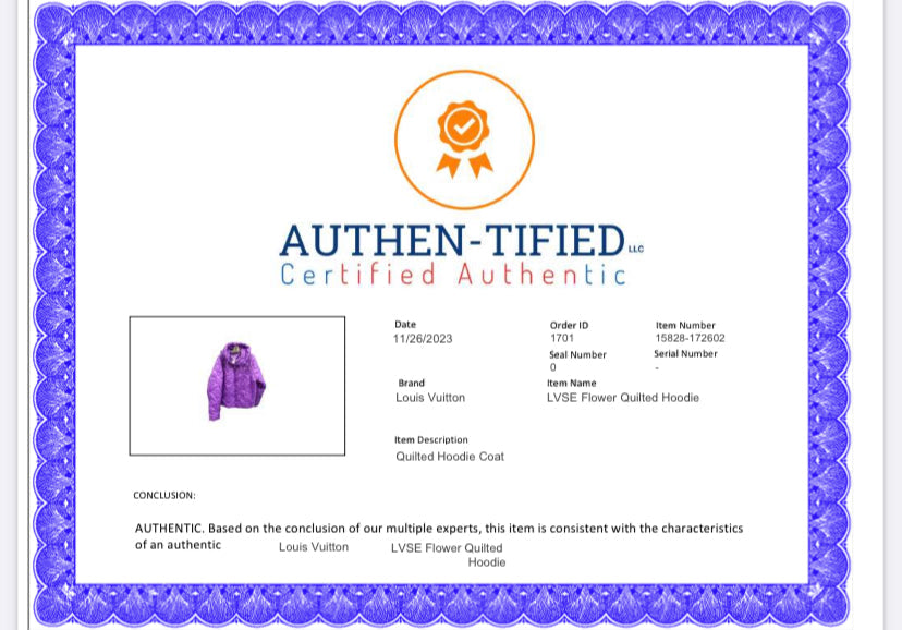 Coat Luxury Designer By Louis Vuitton Purple Flower Monogram Puffer JacketSize:48